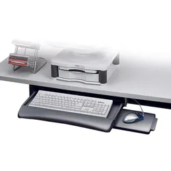 Fellowes Tastaturauszug mit Mausablage schwarz