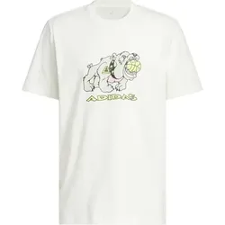 ADIDAS Herren Shirt That Dawg in Em Grafik, Größe XL in Weiß Weiß