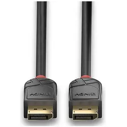 Lindy 5M DISPLAYPORT 2.1 54G-KABEL BL (5 m), Videokabel, Schwarz