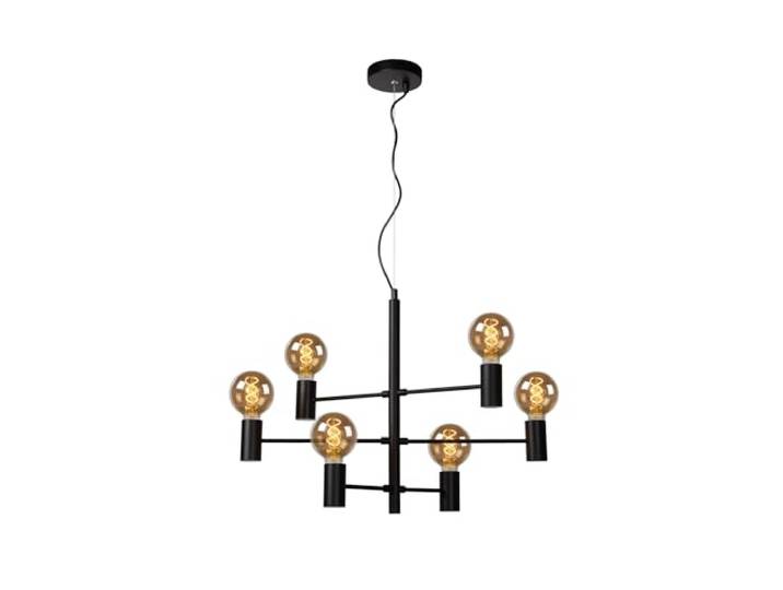 LUCIDE LEANNE - Suspension - 6xE27 - Noir