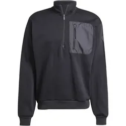 ADIDAS Herren Sweatshirt City Escape Half-Zip, Größe L in Grau Grau