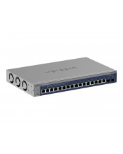 Netgear S3600 Series XS516TM Switch 2+/L3 Lite Smart 16 x 10/25 Gigabit Ethernet + 2 x 10 Gb Ethernet SFP+ Uplink Desktop an Rack montierbar (XS516TM-100EUS)