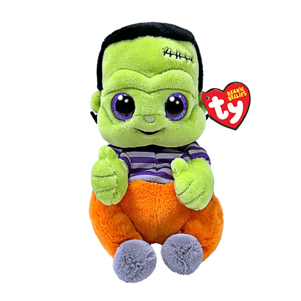 TY Beanie Bellies Victor Monster knuffel, 15 cm