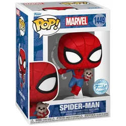 Funko - POP! - Marvel Comics - Spiderman with "Sandwich the Dog" Exclusive Vinyl