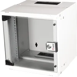 EQUIP EWM063030G - 10" Netzwerkschrank, 6 HE, Flatpack, grau