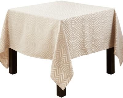Saro Lifestyle Exquisite Jacquard Design Tablecloth