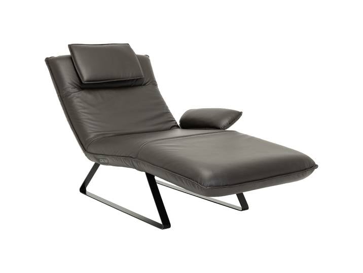 Liege Orato Schwarz Echtleder T 158 B 94 H 73 cm - Liege