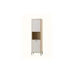 Vitrine   ¦ braun ¦ Maße (cm): B: 55 H: 206
