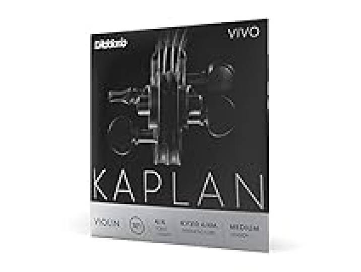Cordes de violon D'Addario Kaplan Vivo - Jeu complet - KV310 4/4M - Cordes de violon - Échelle 4/4, Tension moyenne