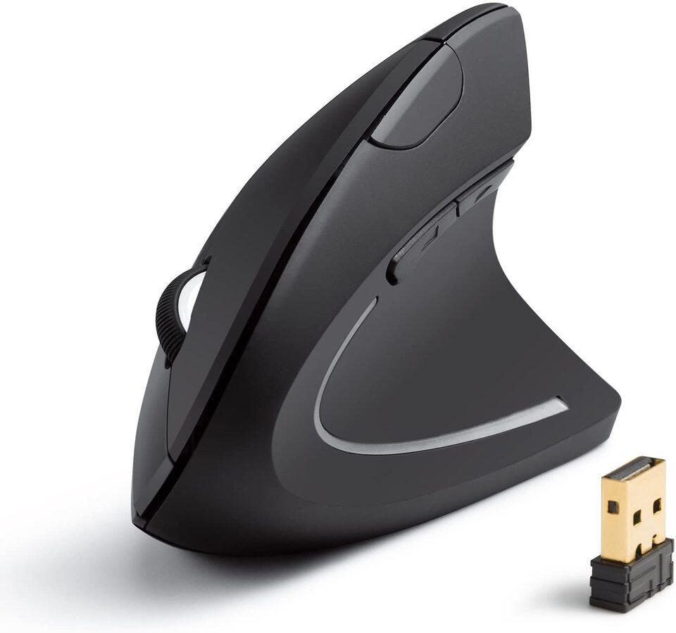 Anker Vertical Ergonomic - kabellose Maus - schwarz A7852011