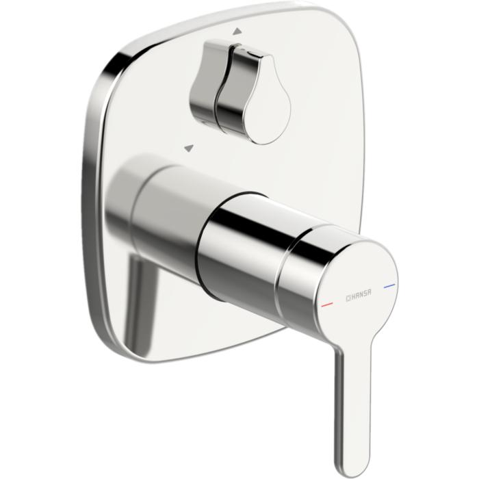Hansa Hansadesigno Fertigmontageset 81119593 Wannenarmatur, mit Funktionseinheit, chrom