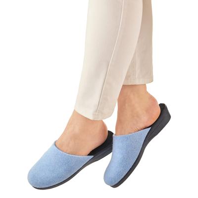 Pantoffel CASUAL LOOKS, Damen, Gr. 41, blau (bleu), Filz, Schuhe