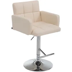 CLP Barhocker Los Angeles creme/chrom