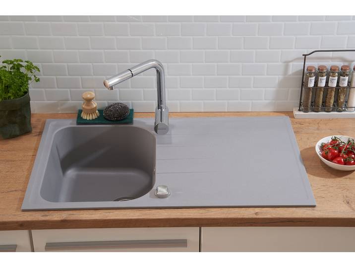 Évier Orlando 86cm Gris