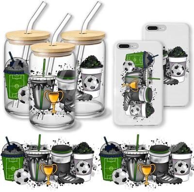 Uplift Treasures Football Cup Wrap Stickers Football Cup Wrap Stickers