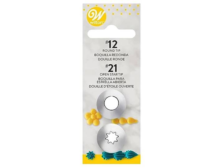 Wilton Cake Decorating Tip Set, 2-delig