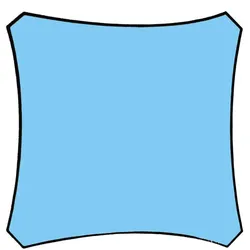 Perel, Sonnensegel, Sonnensegel (360 x 360 cm)