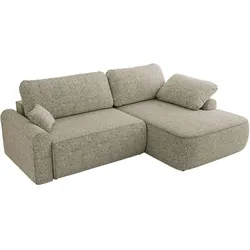 ECKSCHLAFSOFA CUBO L Beige Struktur - rechts