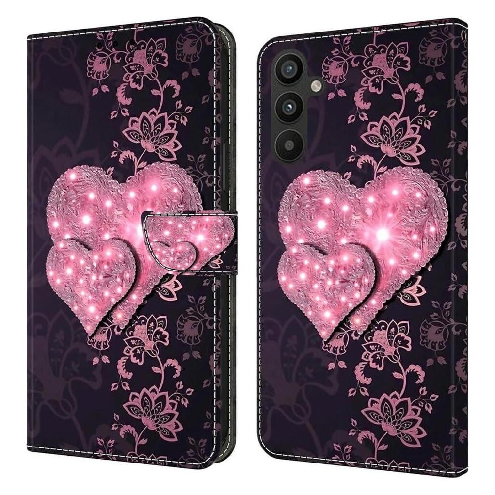 Cover-Discount Galaxy A15 - 3D-Effekt Hülle Etui Herzen (Samsung Galaxy A15) (660164255A)