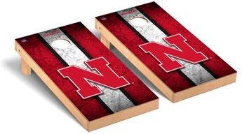 Skip's Garage Nebraska Cornhuskers Vintage Cornhole Board Set