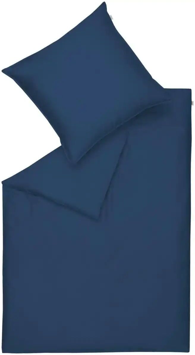 SCHÖNER WOHNEN Kollektion Satin Bettwäsche  Pure ¦ blau ¦ Maße (cm): B: 135