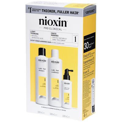 Nioxin System 1 Loyalty Kit for Thinning Hair 300+300+100 ml Set