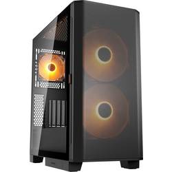 Cougar Airface FLO Midi-Tower PC-Gehäuse, Gaming-Gehäuse Schwarz CGR-5YA6B-RGB