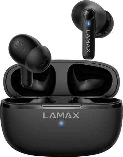 Lamax Clips1 Play In Ear Headset Bluetooth Stereo Schwarz Batterieladeanzeige, Ladecase, Lautstärkeregelung, Schweißresistent