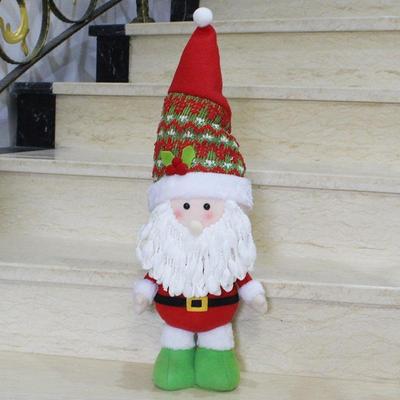 Inspired Deals Large Standing Christmas Snowman Decoration Plush Doll For Holiday Home Decor standing Santa