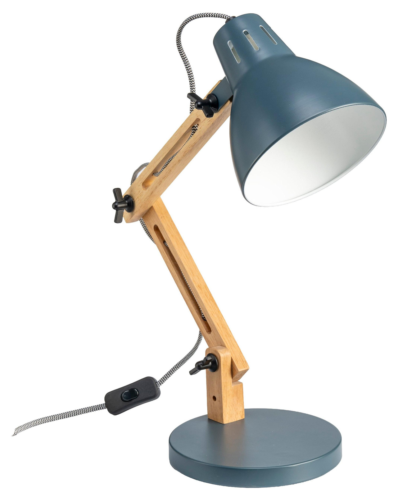 Luxus Europe Bureaulamp Robbie Antraciet - Leeslamp voor Bureauverlichting