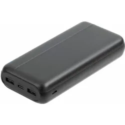 Rivacase VA2071 (20000 mAh, 10 W, 74 Wh), Powerbank, Schwarz