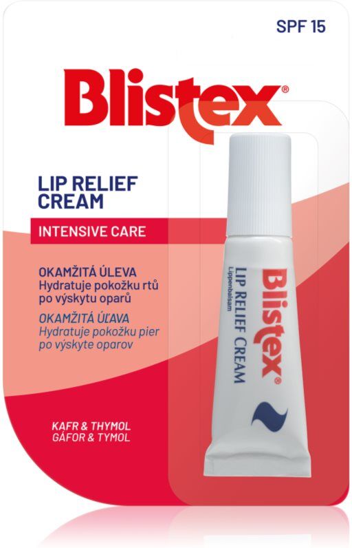 Blistex Lip Relief Cream balm for dry and chapped lips SPF 15 6 ml