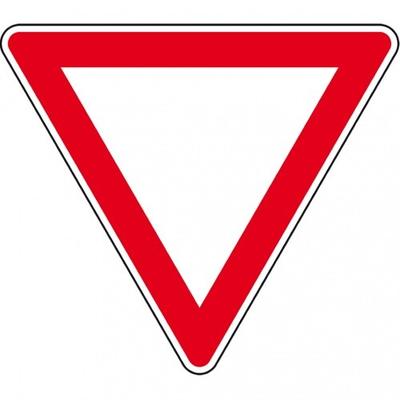 Verkehrszeichen Vorfahrt gewähren!, Nr.205, Aluminium RA1, Anit-Sticker, SL 900mm