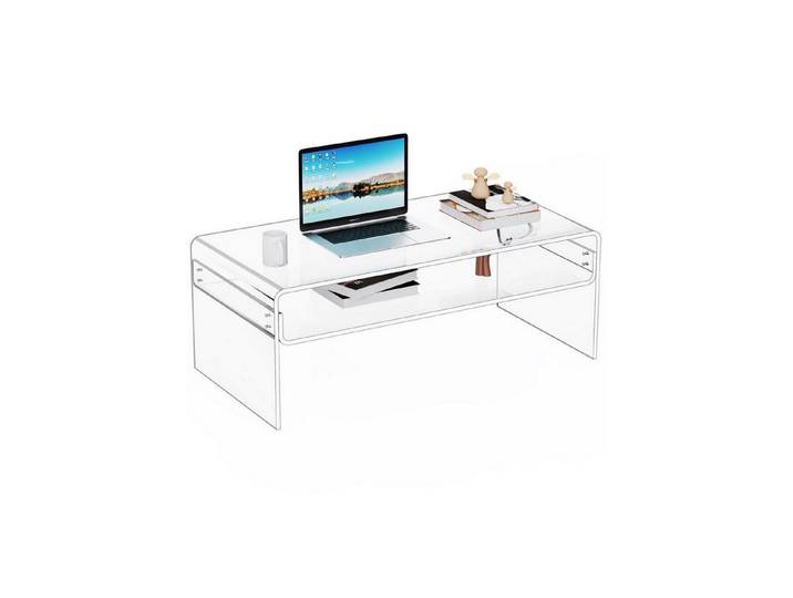 LuxusKollektion Couchtisch Couchtisch Acryl Transparent 80x50x38 cm (1-St)