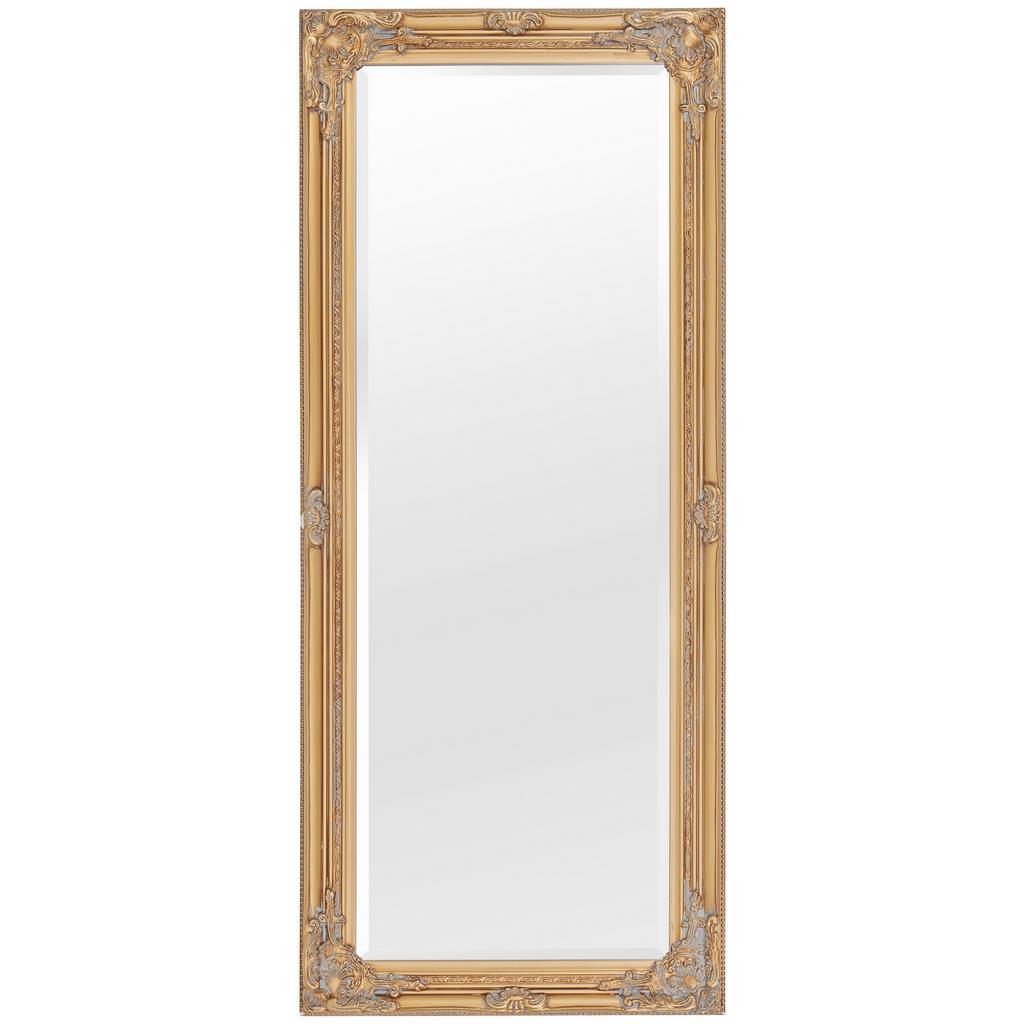 Möbelix , Goldfarben , Glas, Holzwerkstoff , Ornament , rechteckig , 50x120x3.5 cm , Verzierungen, waagrecht montierbar, senkrecht montierbar ,