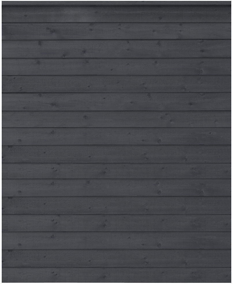 kaiserkraft PLUS Klink Profilzaun, Holz, BxH 1740 x 2030 mm, schwarz
