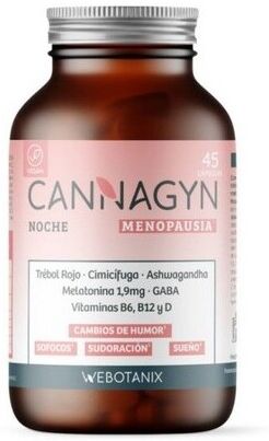 WeBotanix Cannagyn Menopause Night 45 Capsules