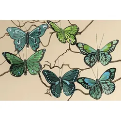 BOLTZE GRUPPE GmbH Hängefigur Schmetterling, 2 Material: Federn