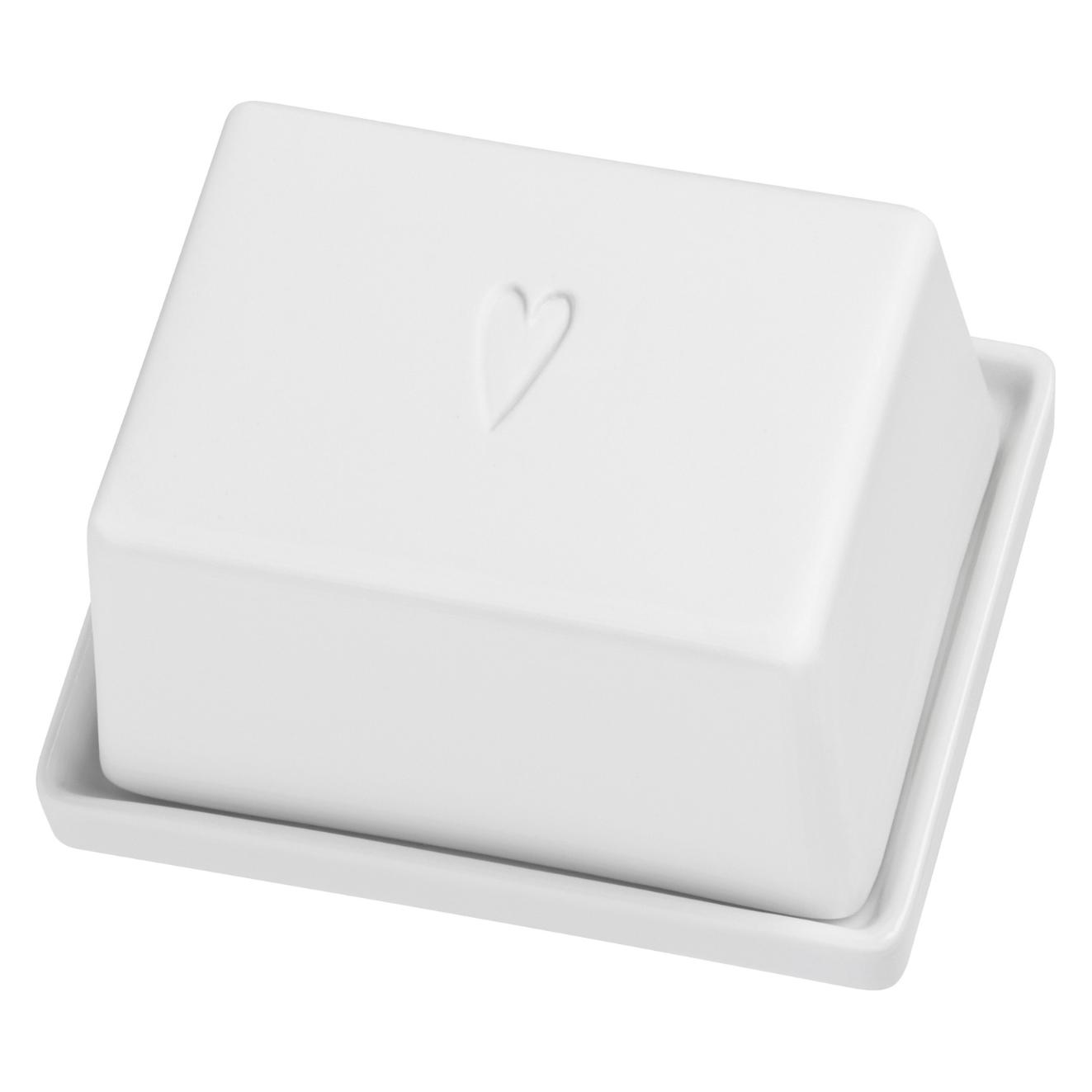 Räder 1/4 Butterdose Herz (14038)