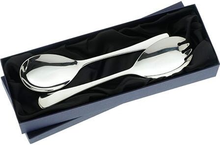 Arthur Price of England Old English Sovereign Silver Plate Salad Servers