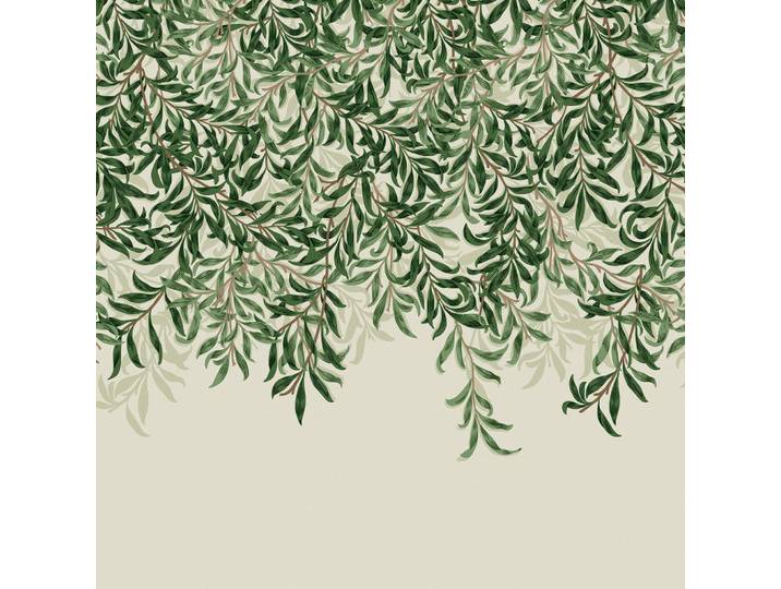 William Morris at Home Fototapete Weidenzweig 250x400cm, Grün, Papier, Kunststoff, Baum/Pflanze/Natur, Rechteckig, 400x400 cm, Tapeten & Wandverkleidungen, Fototapeten