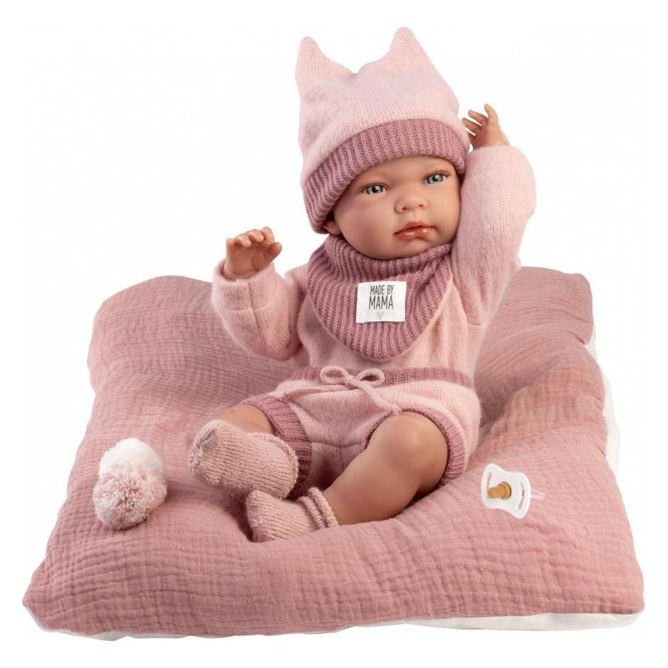 Llorens Vinyl-Babypuppe Nica mit Kissen 40cm (4-73818)