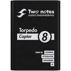 Two Notes Torpedo Captor 8 (Attenuator, Loadbox), Effektgerät, Schwarz