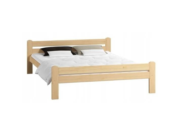 Home Collective Bett 120x200, Bettrahmen 120x200, Holzbett mit Lattenrost 120x200 Massivholz Kiefer Stabil & Langlebig 205x132x58.5 cm (BxTxH) Kiefer Natur
