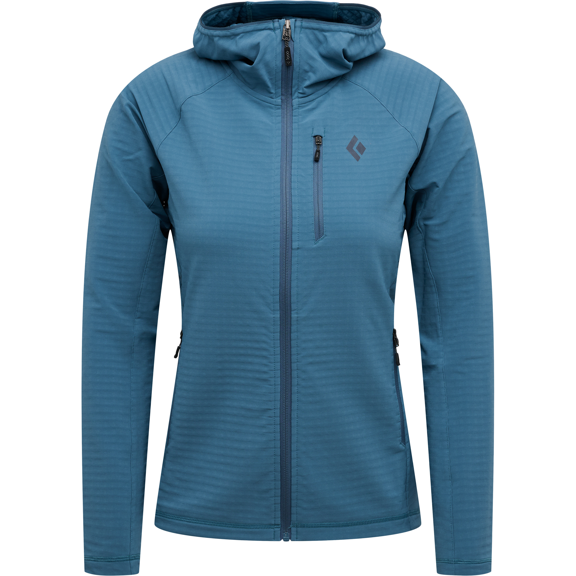Black Diamond Coefficient Storm Damen Fleecejacke blau Größe S Trekking Windabweisend Wasserabweisend