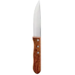 Gastronoble Olympia Jumbo Steakmesser | mit Holzgriff | 12,5cm | 24 Messer