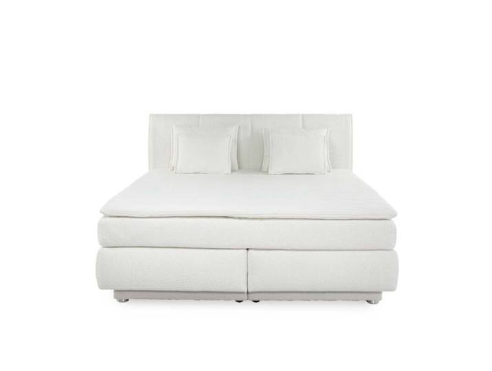 Trendstore Jillian Mix Boxspringbett Bezug Bouclé mit Bettkaste