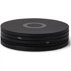Urth 67mm Magnetic Duet Kit (Plus+) (UV+CPL) (67 mm, Polarisationsfilter), Objektivfilter, Schwarz