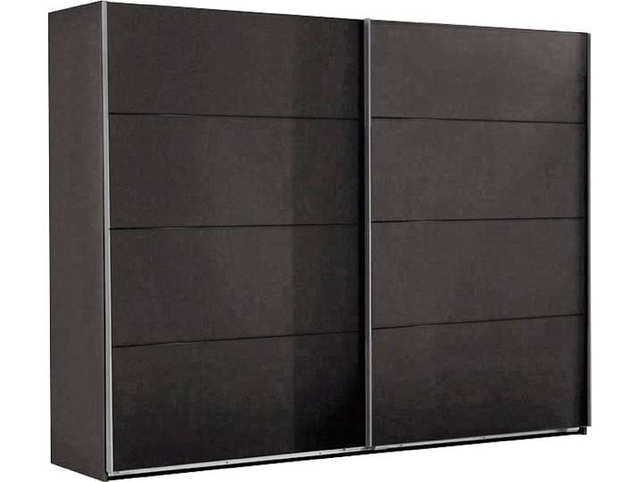 Schwebetürenschrank WIMEX Easy , grau (graphit uni), B:270cm H:210cm T:65cm, Schränke, Schwebetürenschrank