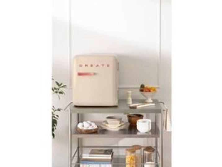Réfrigérateur rétro - Create - 48L - Esthétique années 50 - Multicolore